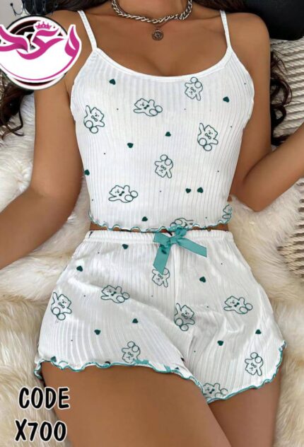 طقم هوت شورت حريمي دبدوب